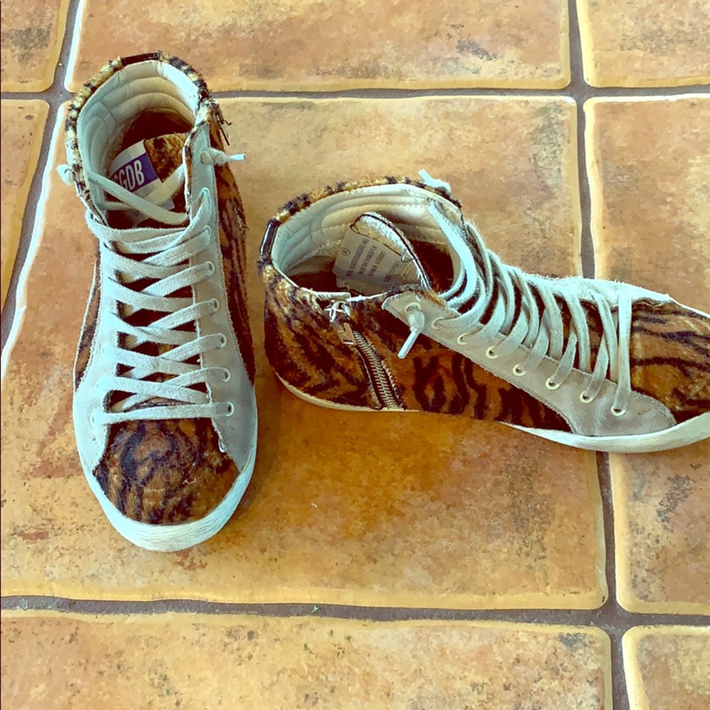 Golden Goose tiger sneakers